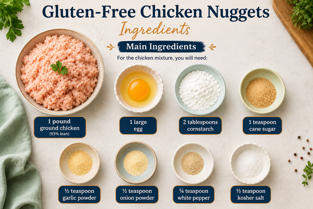 Ingredients For Gluten-Free Chicken Nuggets