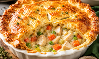 Chicken Pot Pie Recipe with Creamy, Filling and delicious