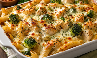 Chicken Broccoli Pasta Bake