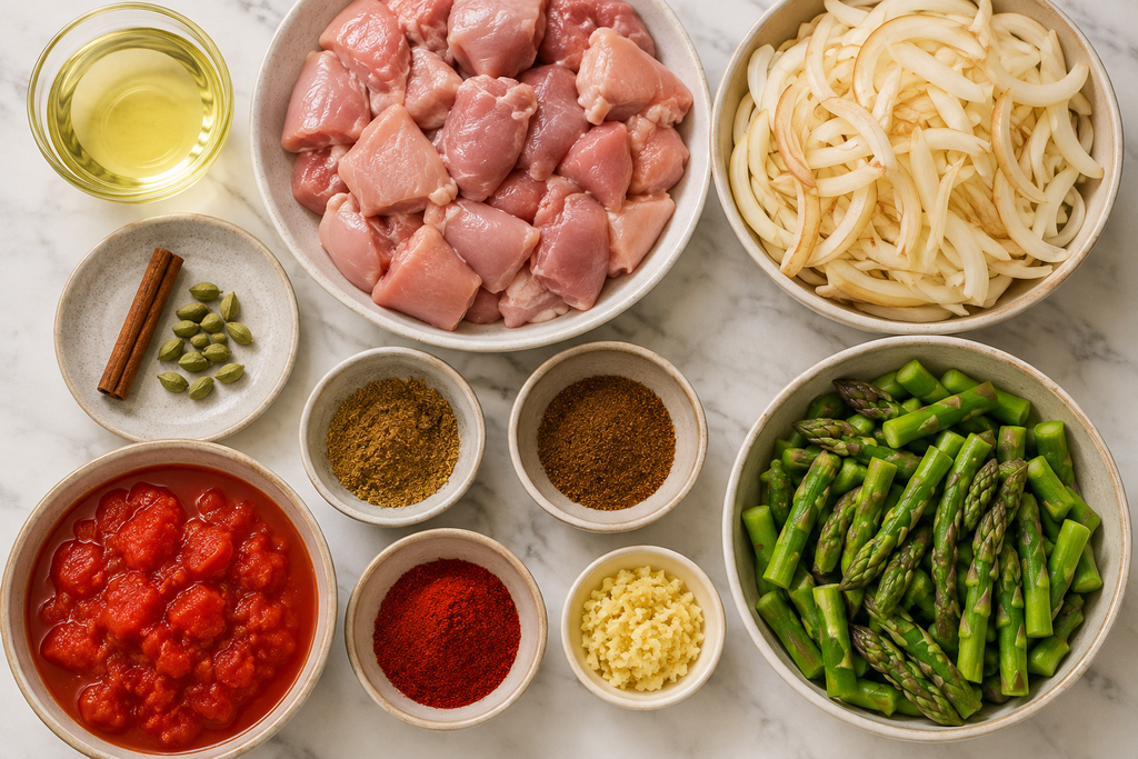 Ingredients For Chicken Curry Recipe (Ready in 40 Minutes)