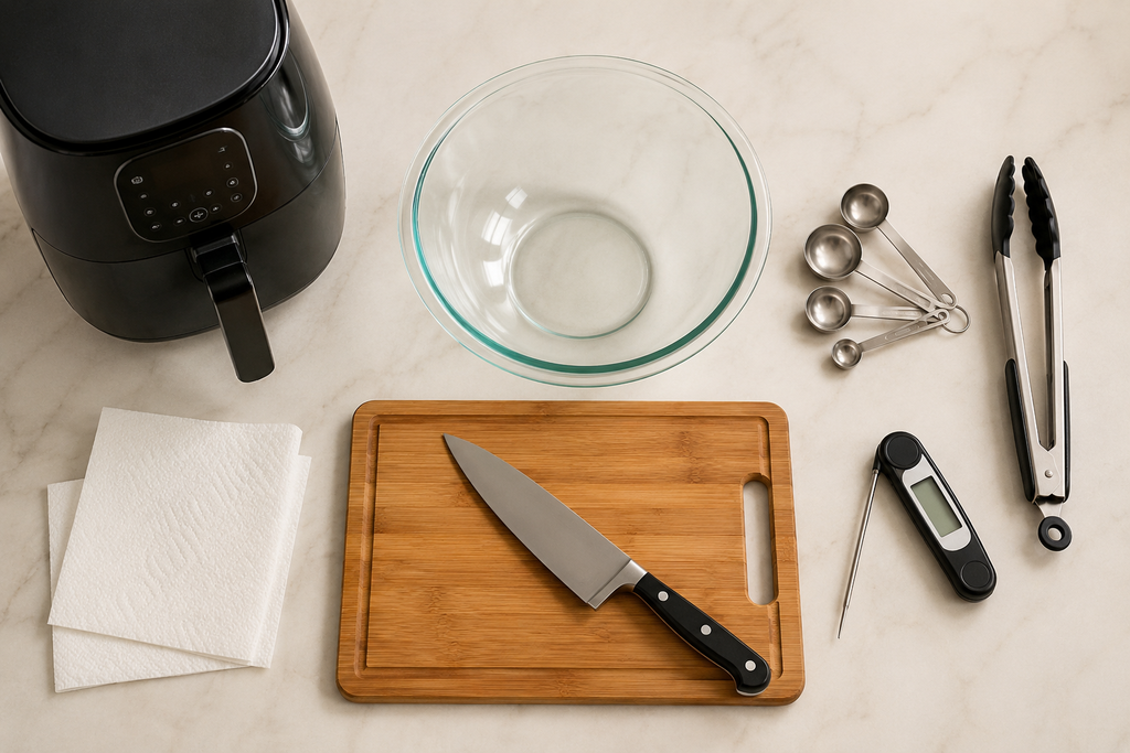 Equipment's needed for making Air Fryer Chicken Wings