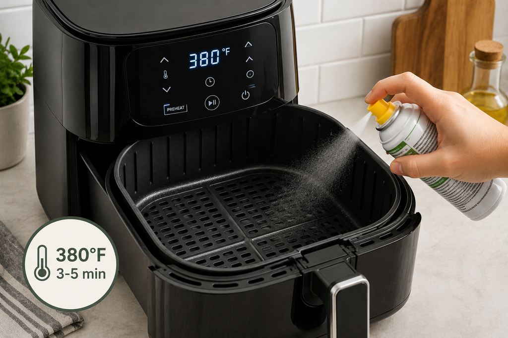 Preheat Air Fryer