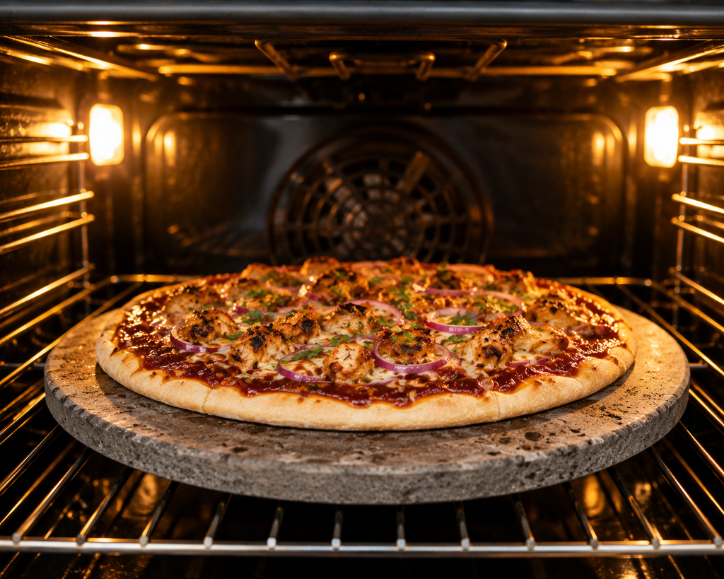 Prepare the Oven for Homemade BBQ Chicken Pizza