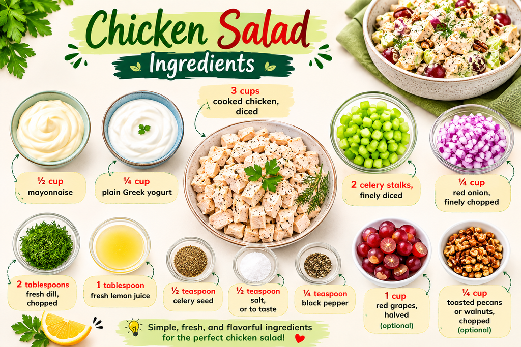 Ingredients Chicken Salad