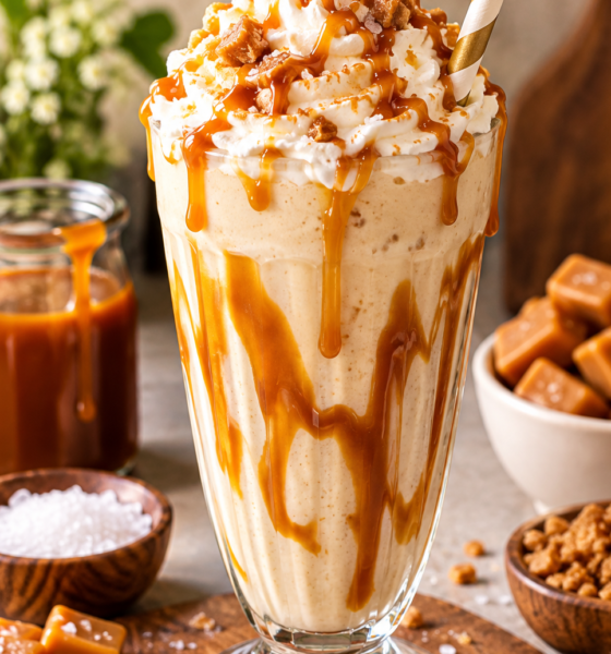 Salted Caramel Milkshake: Creamy and Easy Recipe