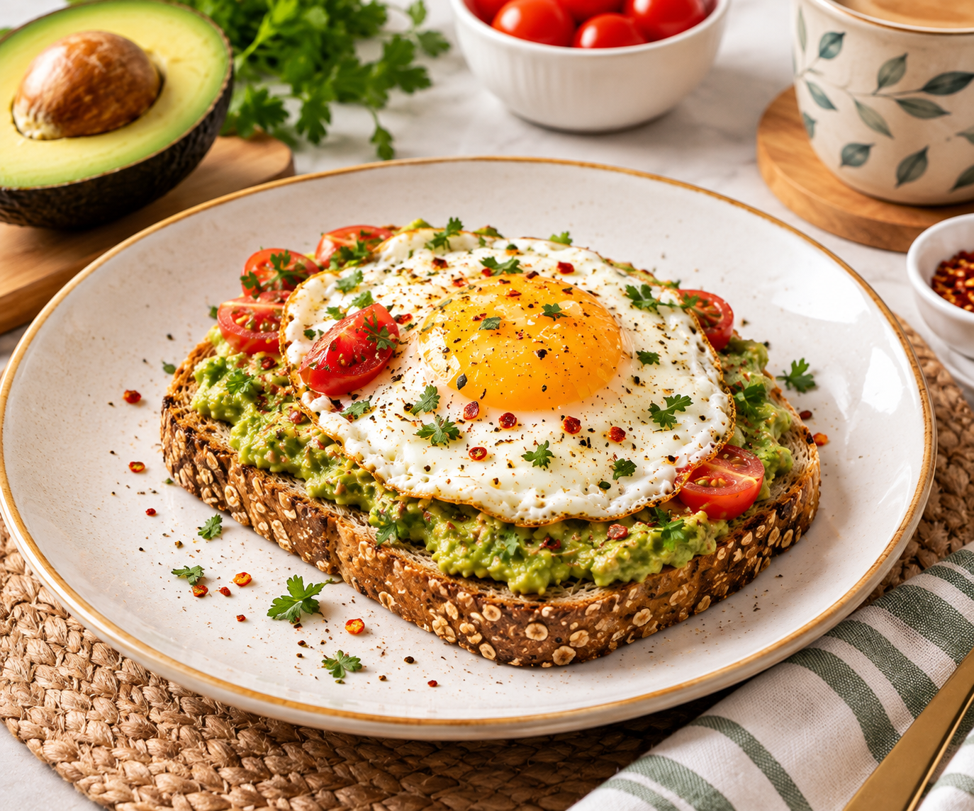 Quick Recipe: Avocado Egg Toast