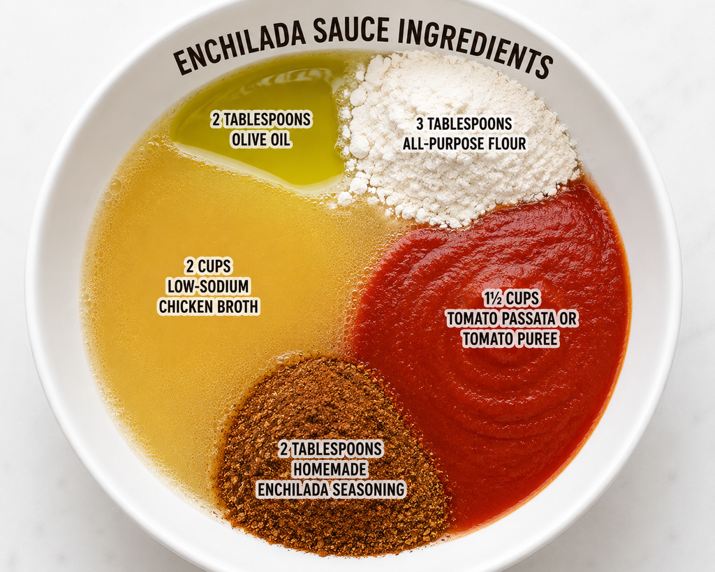 Chicken Enchilada sauce ingredients
