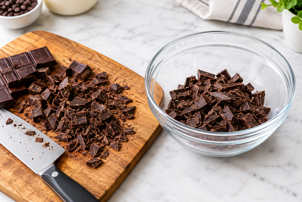 Chopped Chocolate for Chocolate dessert