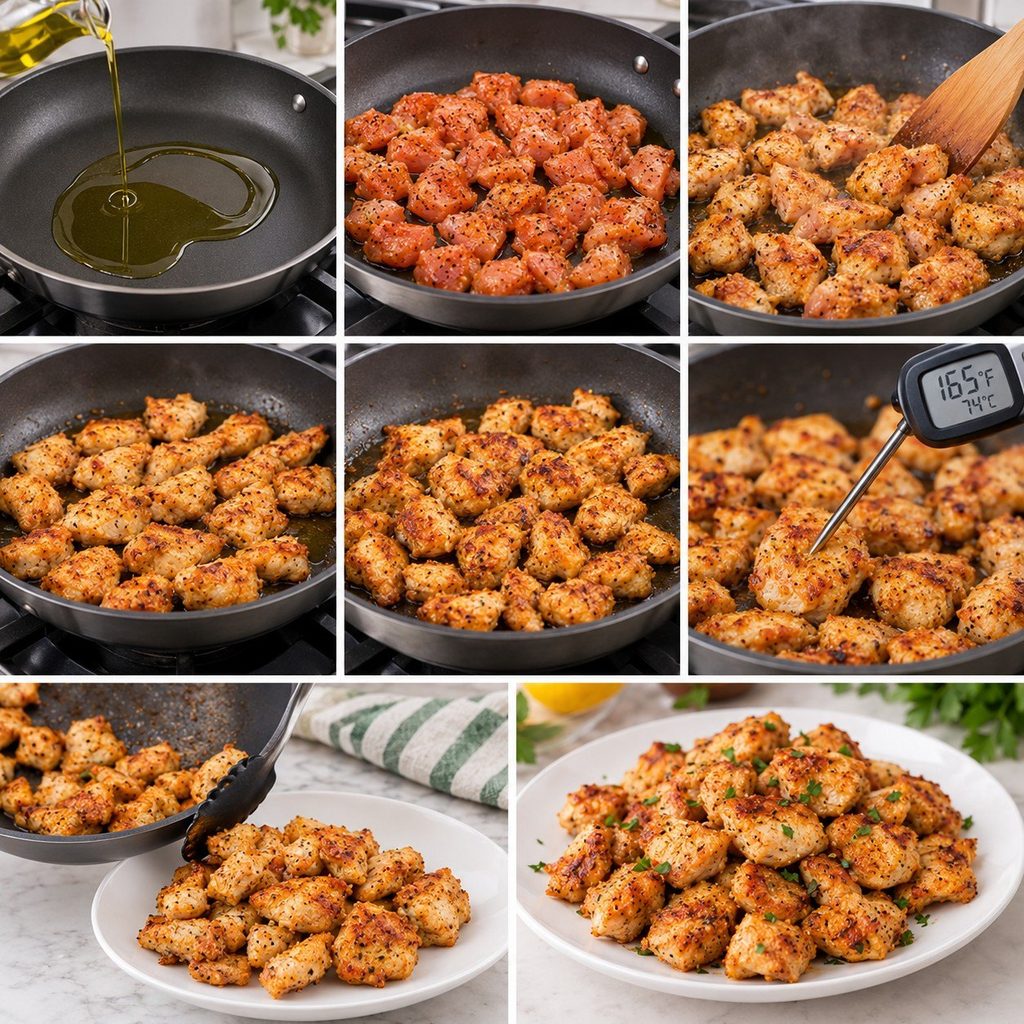 Cook the Chicken for easy diet meal