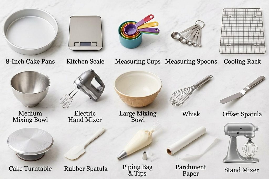 Equipment Needed for Best Vanilla Cake
