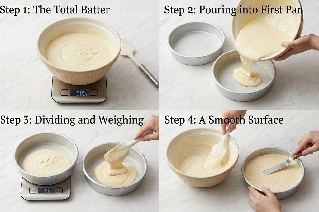 Smooth surface best vanilla cake