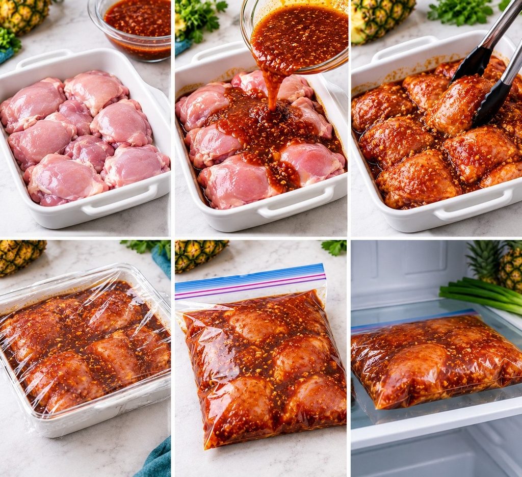Marinate the Chicken for huli huli 