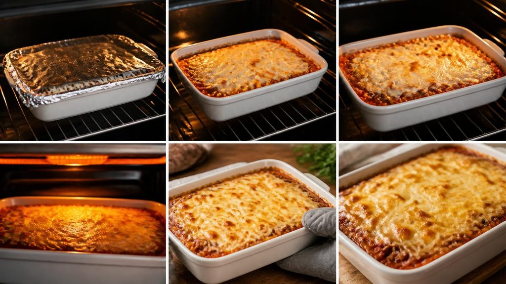 Baked ziti recipe Until Golden color