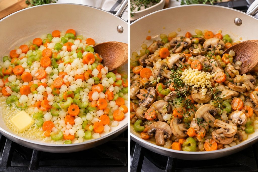 How to Make Chicken Pot Pie Soup